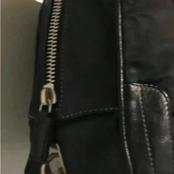 Prada canvas/leather black  satchel handbag - Picture 8 of 11